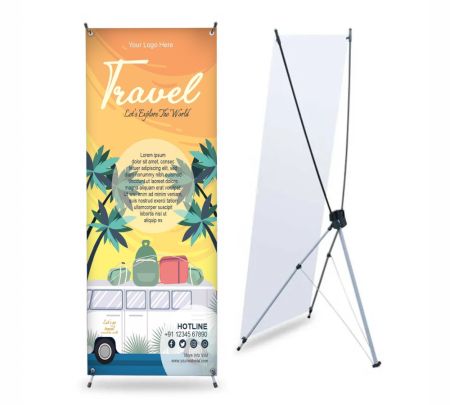 Korean Style X Banner Stands Only Hardware