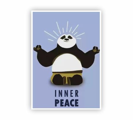 Kung Fu Panda Inner Peace Poster Mockup
