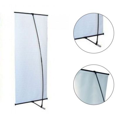 L Banner Stand Only Hardware