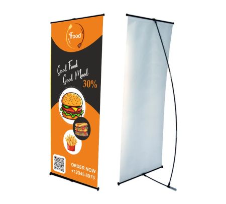 L Banner Stand