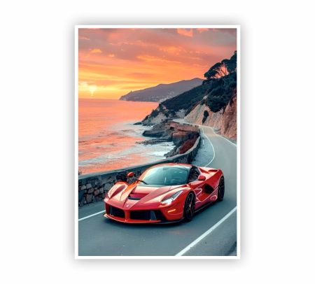 La Ferrari Poster Mockup