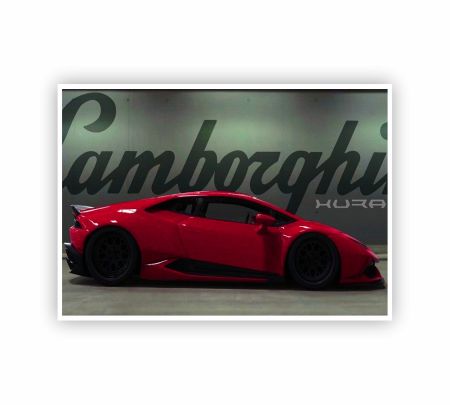 Lamborghini Huracan Poster Mockup
