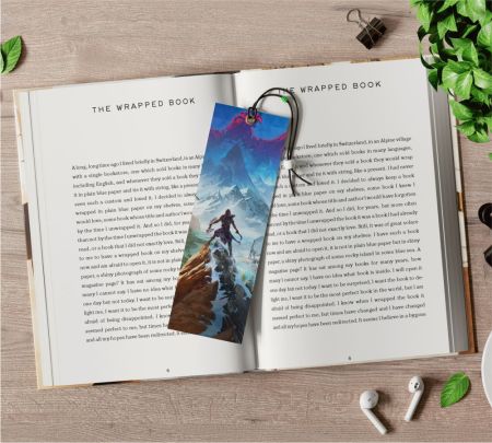 Laminated Bookmark Mockup 