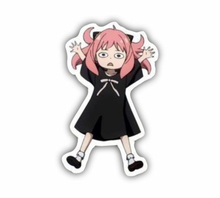 Lazy Anaya Sticker Mockup