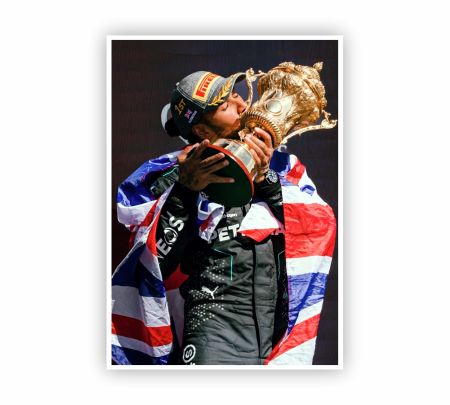 Lewis Hamilton Poster Mockup