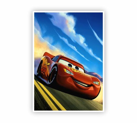 Lightning McQueen Poster Mockup
