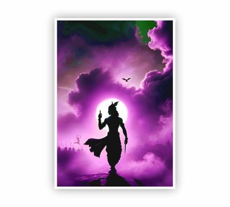 Lord Krishna Poster Mockup