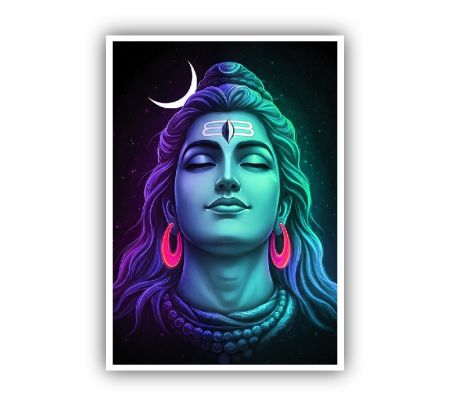 Lord Shiva Art Poster Mockup