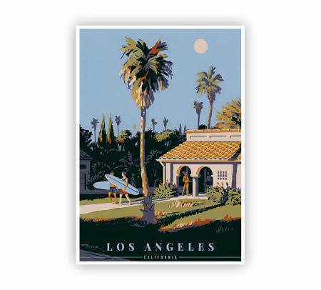 Los Angeles Poster Mockup