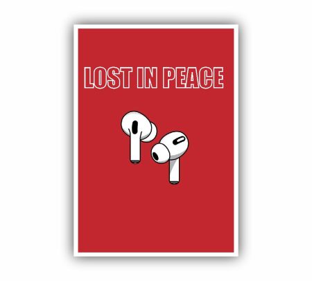 Lost In Peace Poster Mockup
