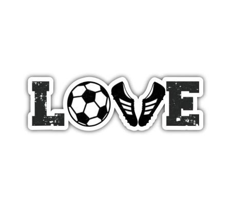 Love Football Sticker