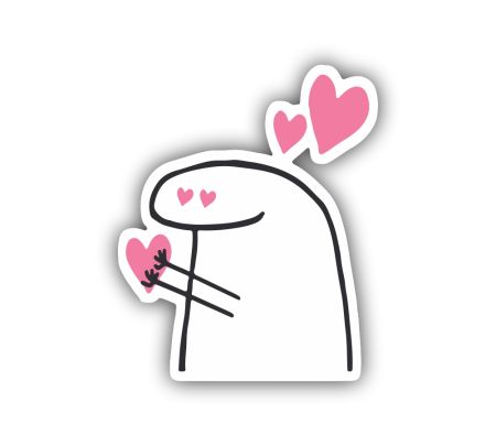 Love Meme Sticker Mockup