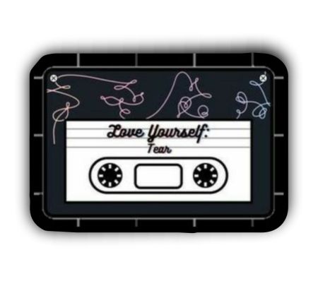 Love Yourself Tear BTS Sticker Mockup