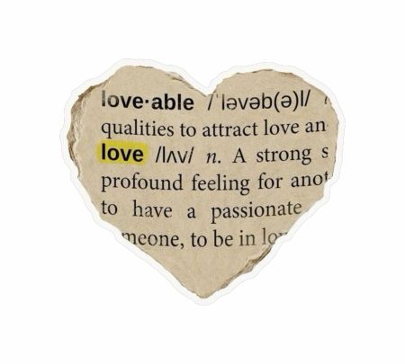 Loveable Heart Sticker Mockup