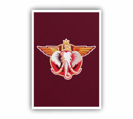 Lucknow Super Giants Logo Poster
