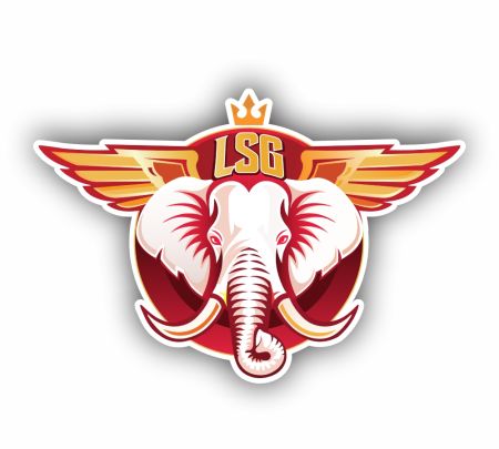Lucknow Super Giants Sticker Mockup