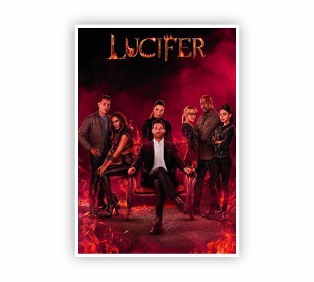 Lucifer Web Series Poster Mockup