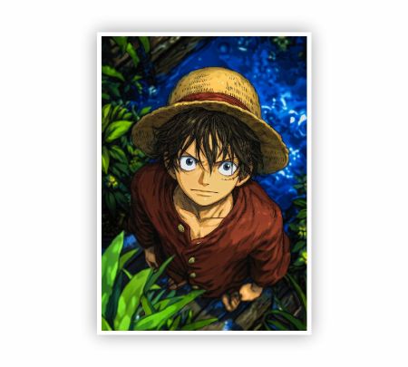 Luffy Poster Mockup