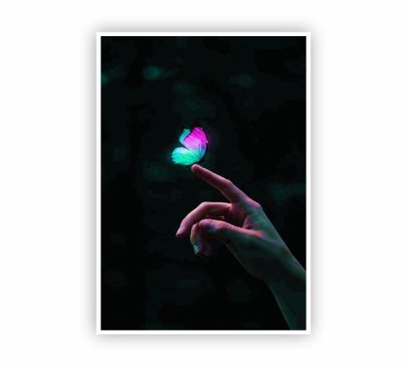 Luminous Touch Poster Mockup