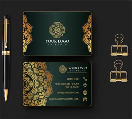 Luxury Visiting Card Mockup