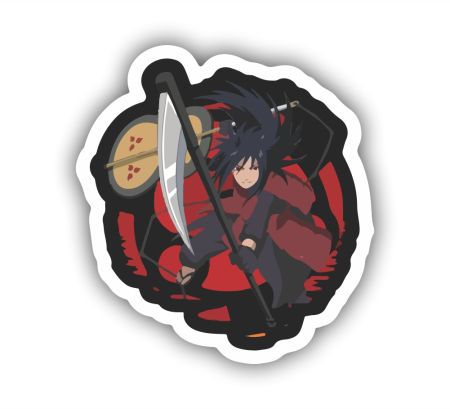 Madara Uchiha Sticker Mockup