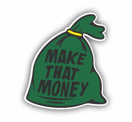Make That Money Sticker Mockup
