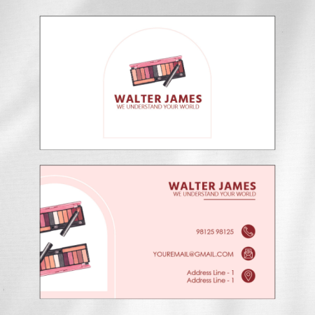 Makeup Artist Visiting Card 02