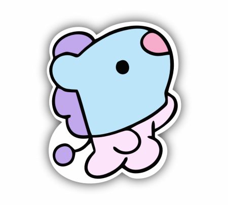 Mang Kawaii Sticker Mockup