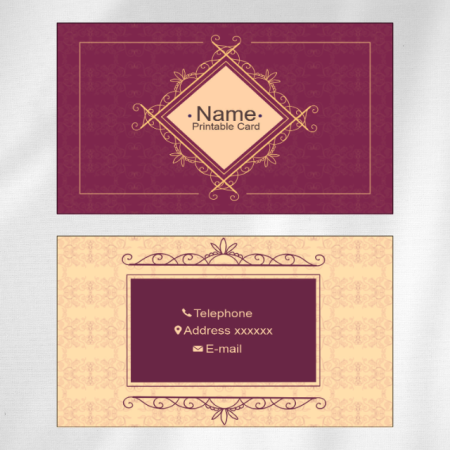 Marriage Hall Visiting Card Design 03 Main