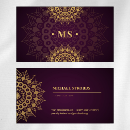 Marriage Hall Visiting Card Design 05 Main