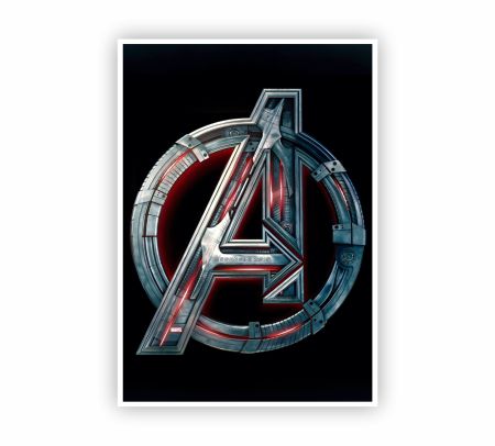 Marvel Avengers Logo Poster Mockup