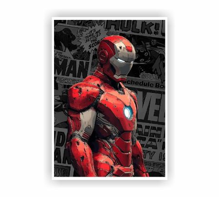 Marvel Iron Man Poster Mockup