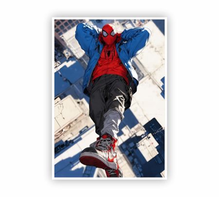 Miles Morales Spider-Man Poster Mockup