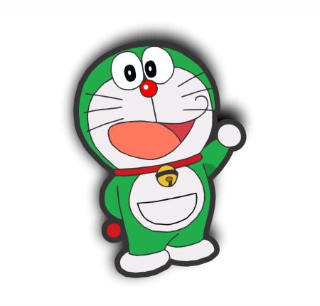 Bambocopter Doreamon Sticker Mockup