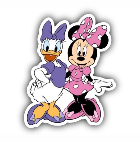 Mini Mouse and Daisy Duck Disney Sticker