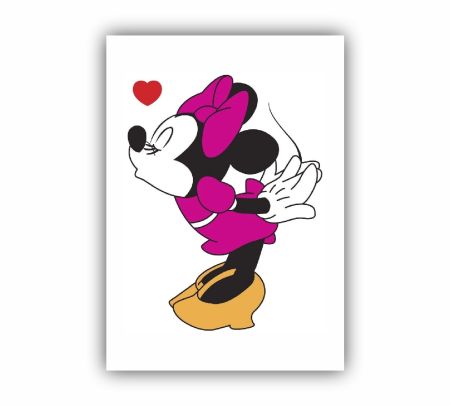 Minnie Mouse Love Poster Mockup