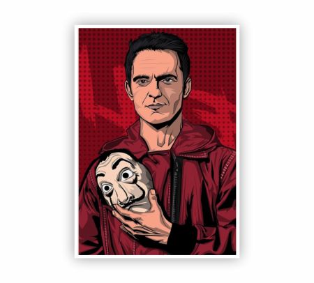 Money Heist Berlin Poster Mockup