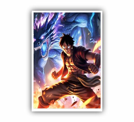Monkey D Luffy Poster Mockup