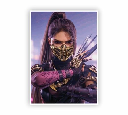 Mortal Kombat Mileena Poster Mockup
