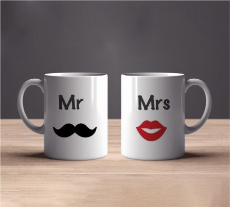 Mr. and Mrs. Couple Mugs