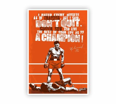 Muhammad Ali Poster Mockup