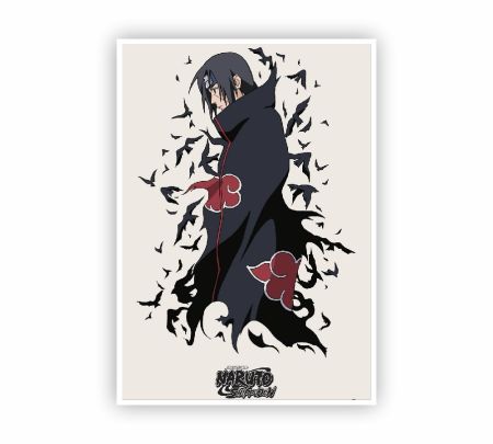 Naruto Itachi Uchiha Poster Mockup