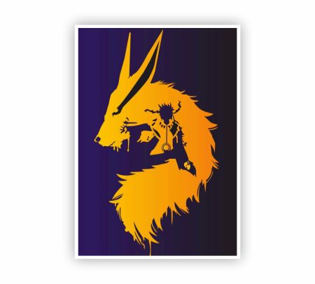 Naruto X Kurama Poster Mockup