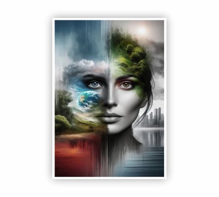 Nature Reflection Poster Mockup