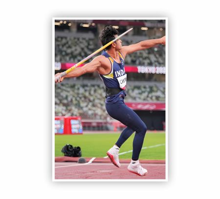 Neeraj Chopra Poster Mockup