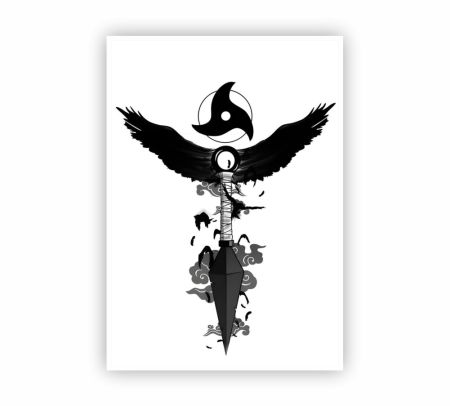 Ninja Shuriken Poster Mockup