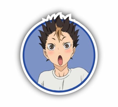 Nishinoya Sticker Mockup
