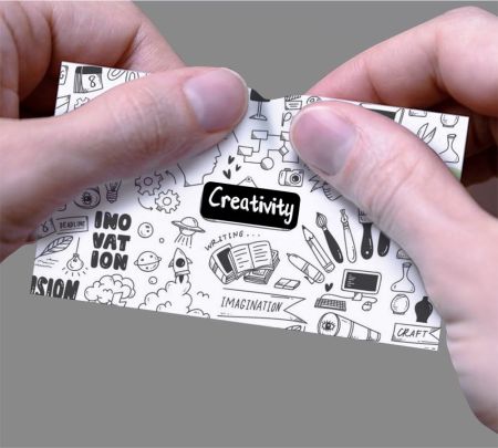 Non-Tearable Visiting Card Mockup