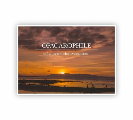 Opacarophile Poster Mockup
