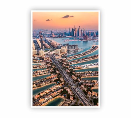 Palm Jumeirah Poster Mockup